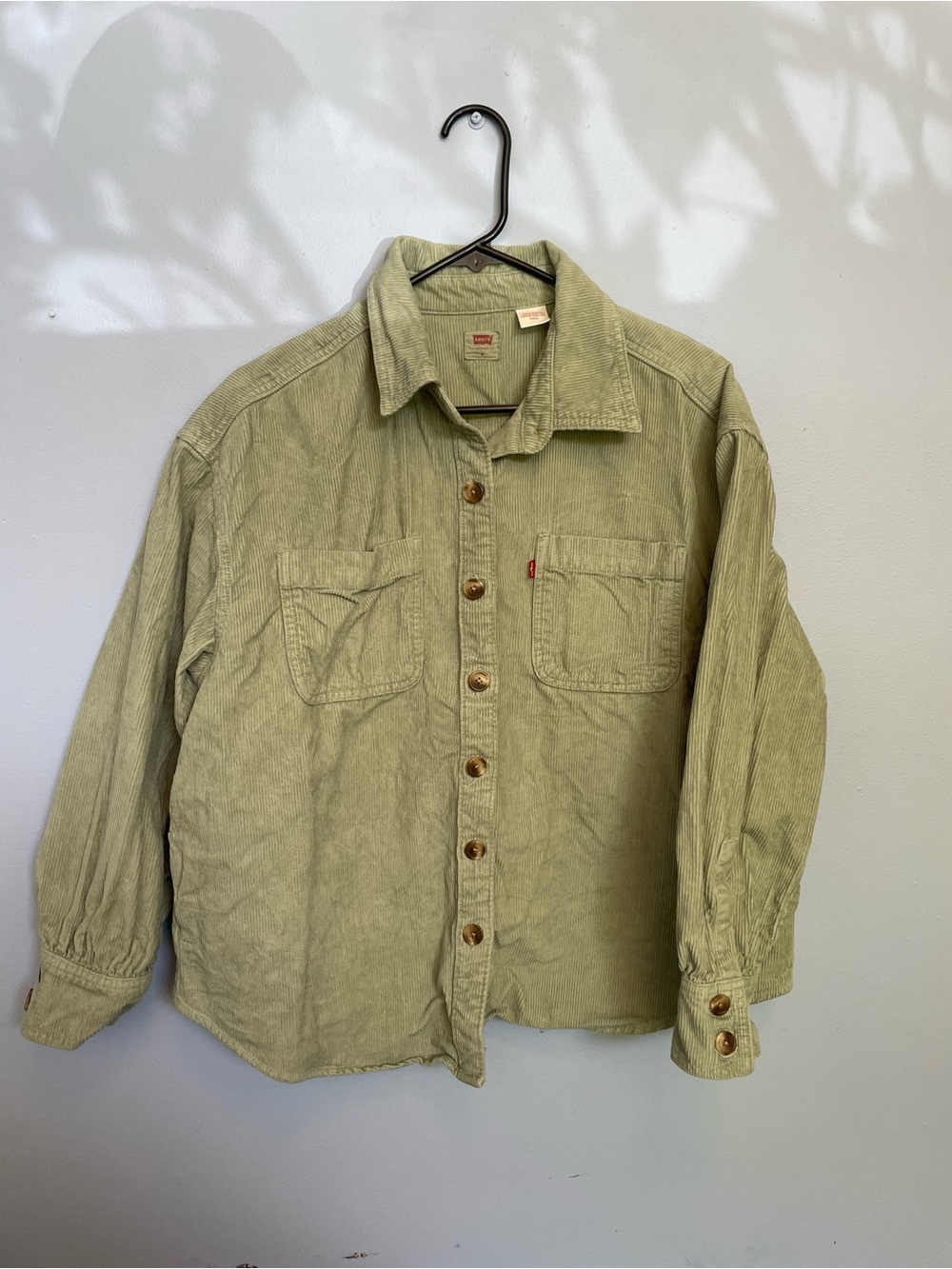 Levi's Green Corduroy Button-Up Jacket